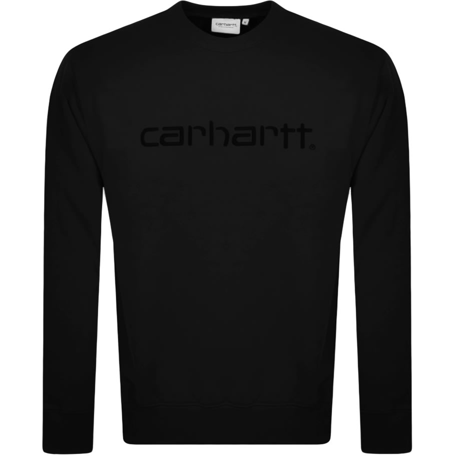 Alternative Image for ProductCarhartt Logo Sweatshirt Black1